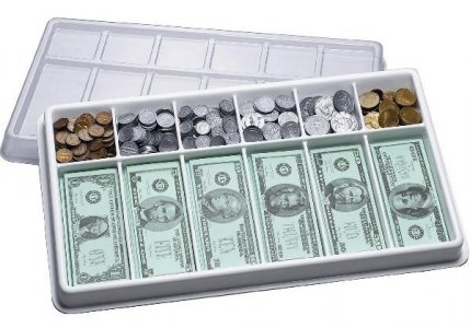 Bank Supplies Realistic Play Money Kit